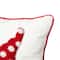 Glitzhome&#xAE; 3D Heavy Cotton Knitted Gnome Throw Pillow
